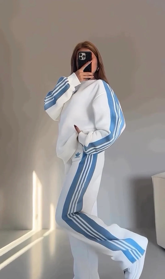 CH 615 - Side Stripe Printed Tracksuit - Chakoor