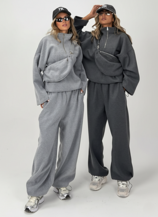 CH # 583 Chakoor Women’s 3 in 1 Winter Western Baggy Track Co ords With Bag
