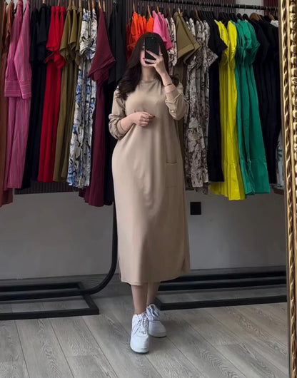 CH 592 - Longline Fleece Top For Winters - Chakoor