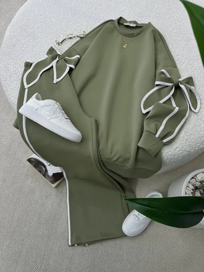 CH 621 -Pookie Bow Co-Ord Set - Chakoor