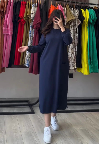 CH 592 - Longline Fleece Top For Winters - Chakoor