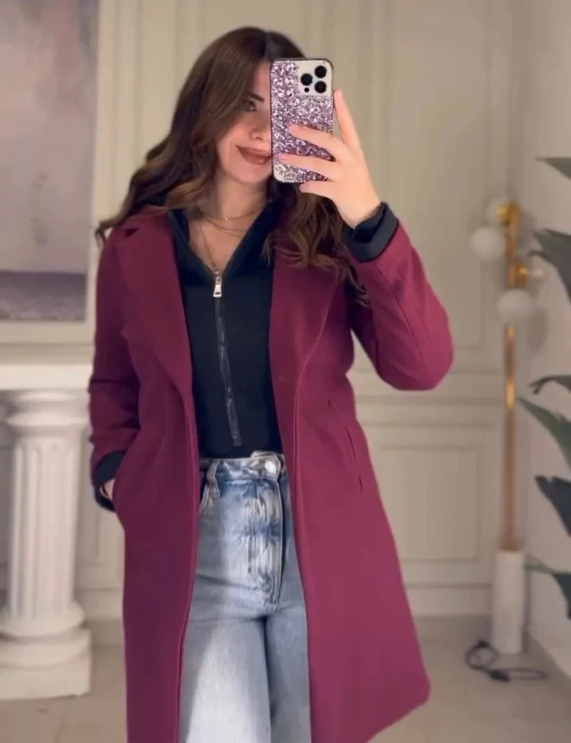 CH 599 - Modish Fleece Coat - Chakoor