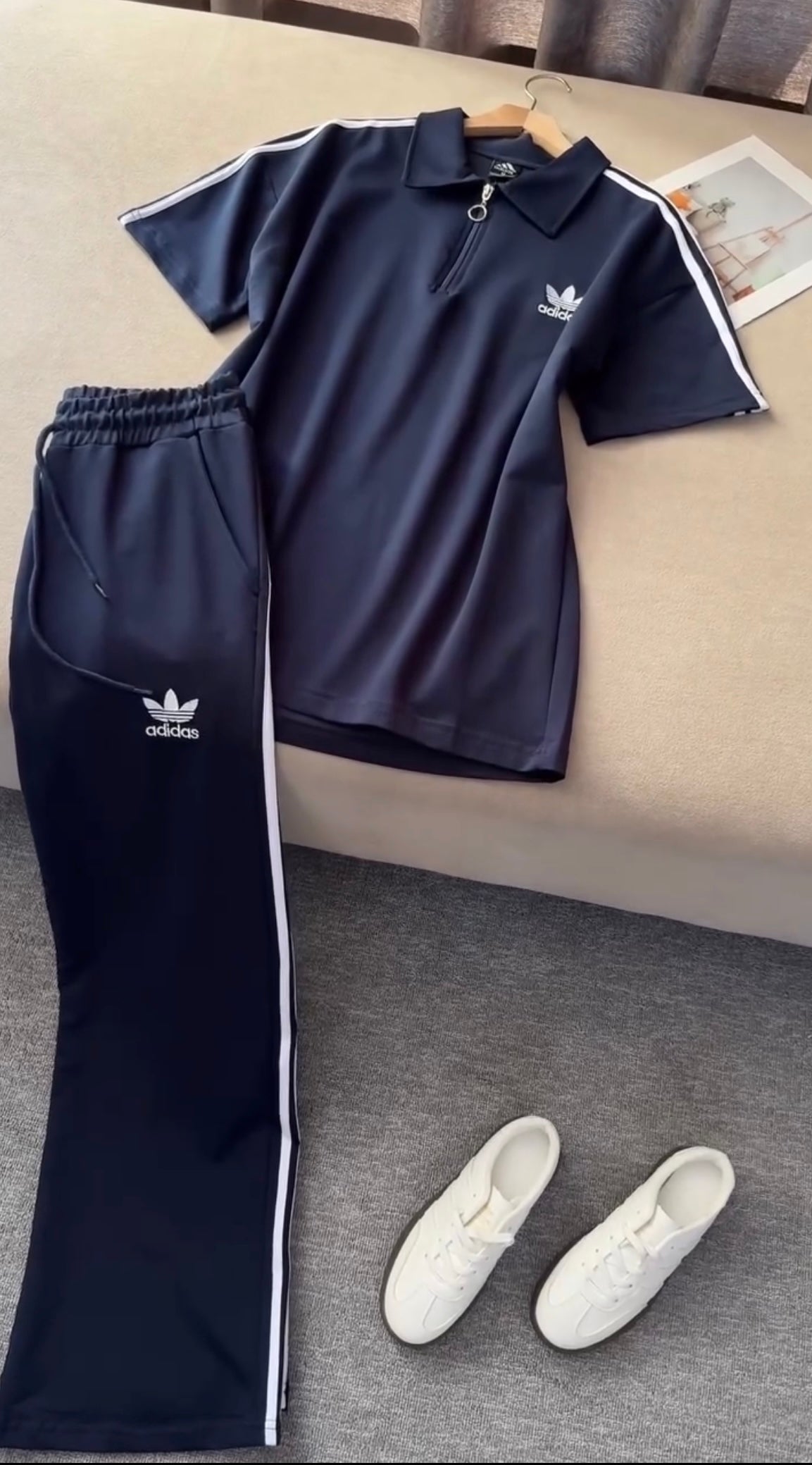 Ch 6023 Zip Polo & Sport Style Track Trouser