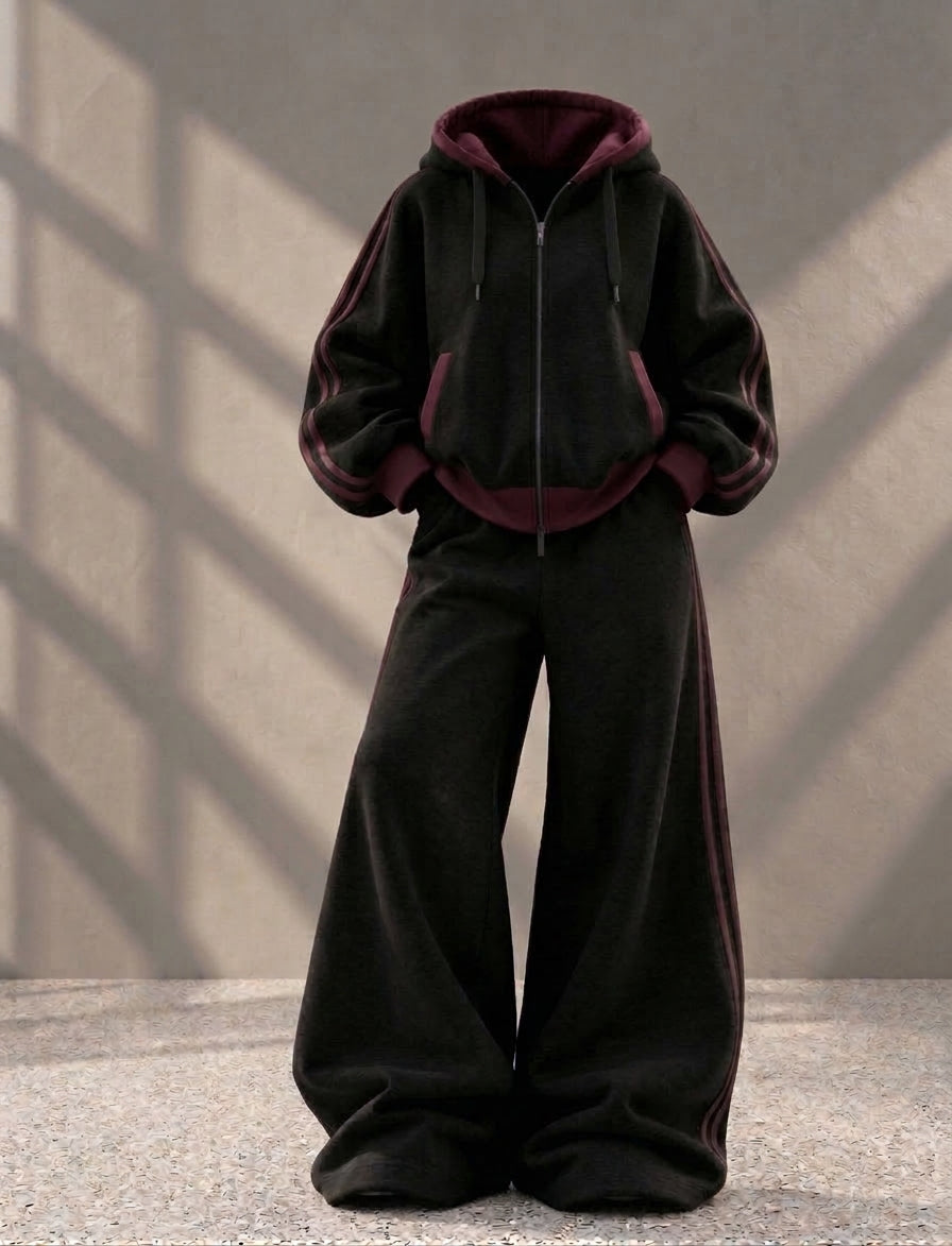 CH 6157 |Chakoor Retro Modern Hoodie With Genz Signature Trouser