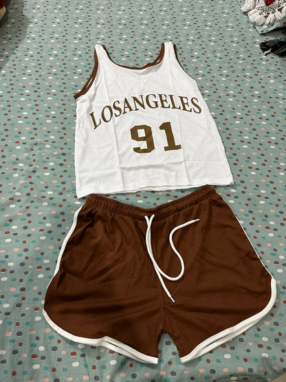 CH # 442 Los Angeles 91 Women's Premium Boxer Shorts Top Comfort & Style