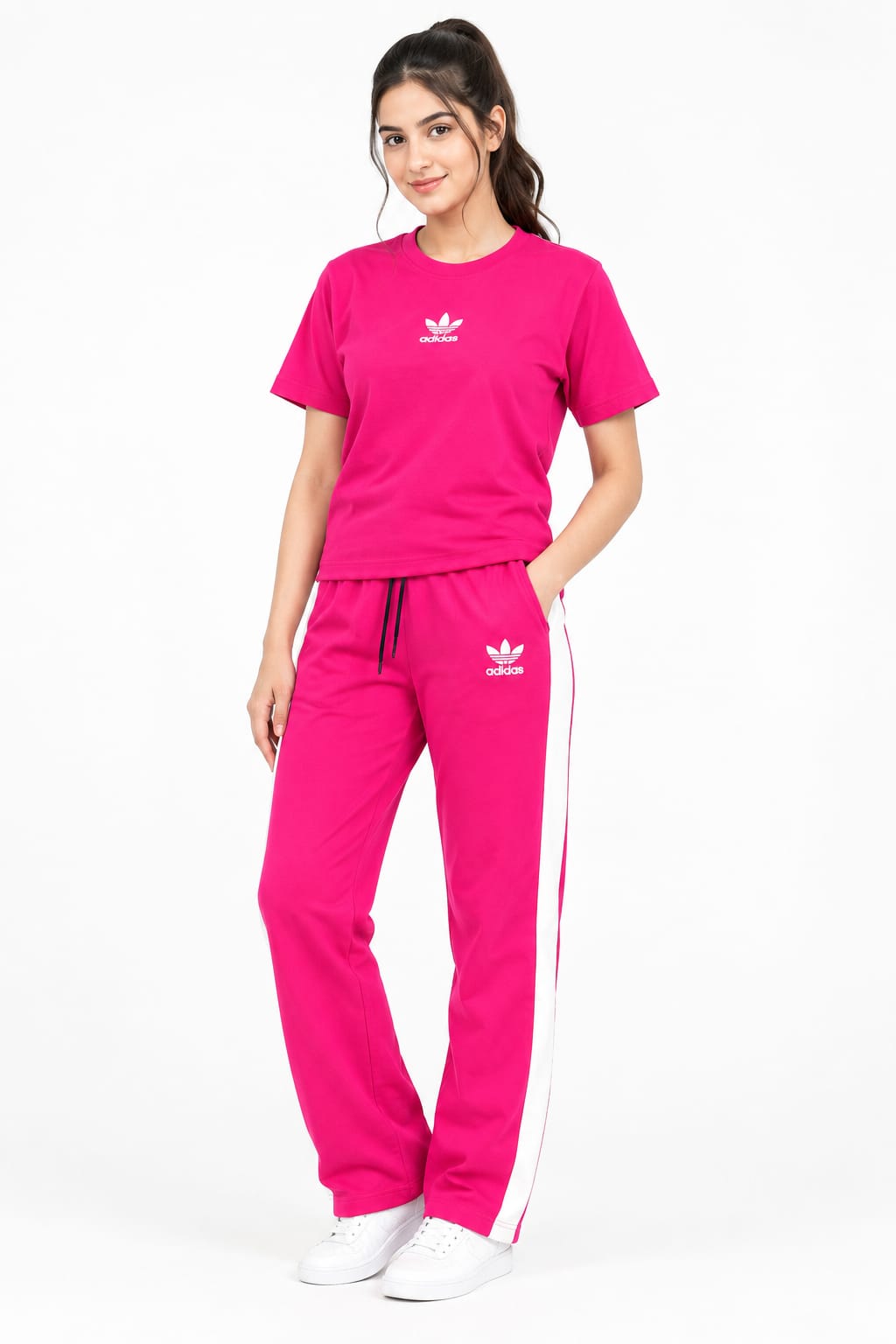 SL 5004 |Chakoor| Fuchsia Active Luxe Co-Ord
