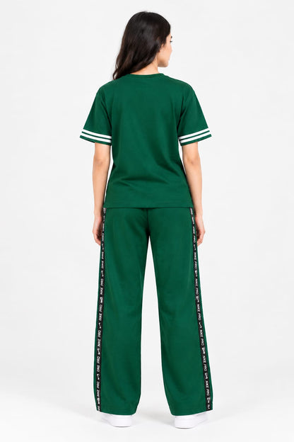 SL 5002 |Chakoor| Royal Emerald Luxe Co-Ord Set