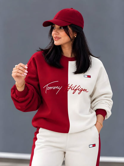 CH 6145 Chakoor Half-and-Half Winter Fleece Co-Ord Set