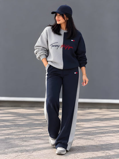 CH 6145 Chakoor Half-and-Half Winter Fleece Co-Ord Set