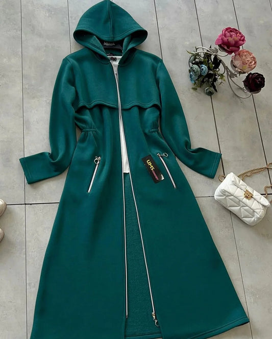 LY-0025 Chakoor Oversize Long Hooded Fleece Upper
