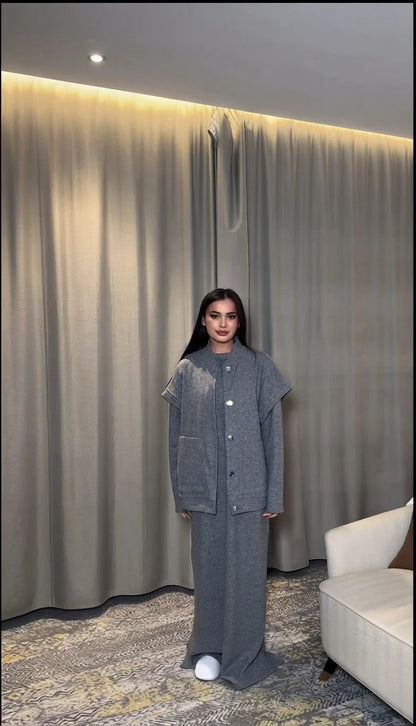 CH - 6142 |Chakoor| Winter Curve Duo Co-Ord Set