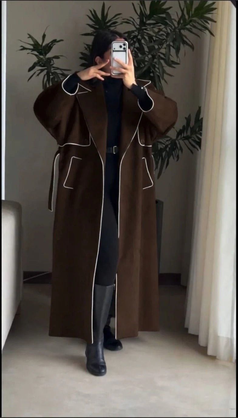 CH 6154 |Chakoor| Lady Boss Long Coat