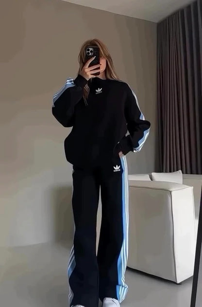 CH 615 - Side Stripe Printed Tracksuit - Chakoor