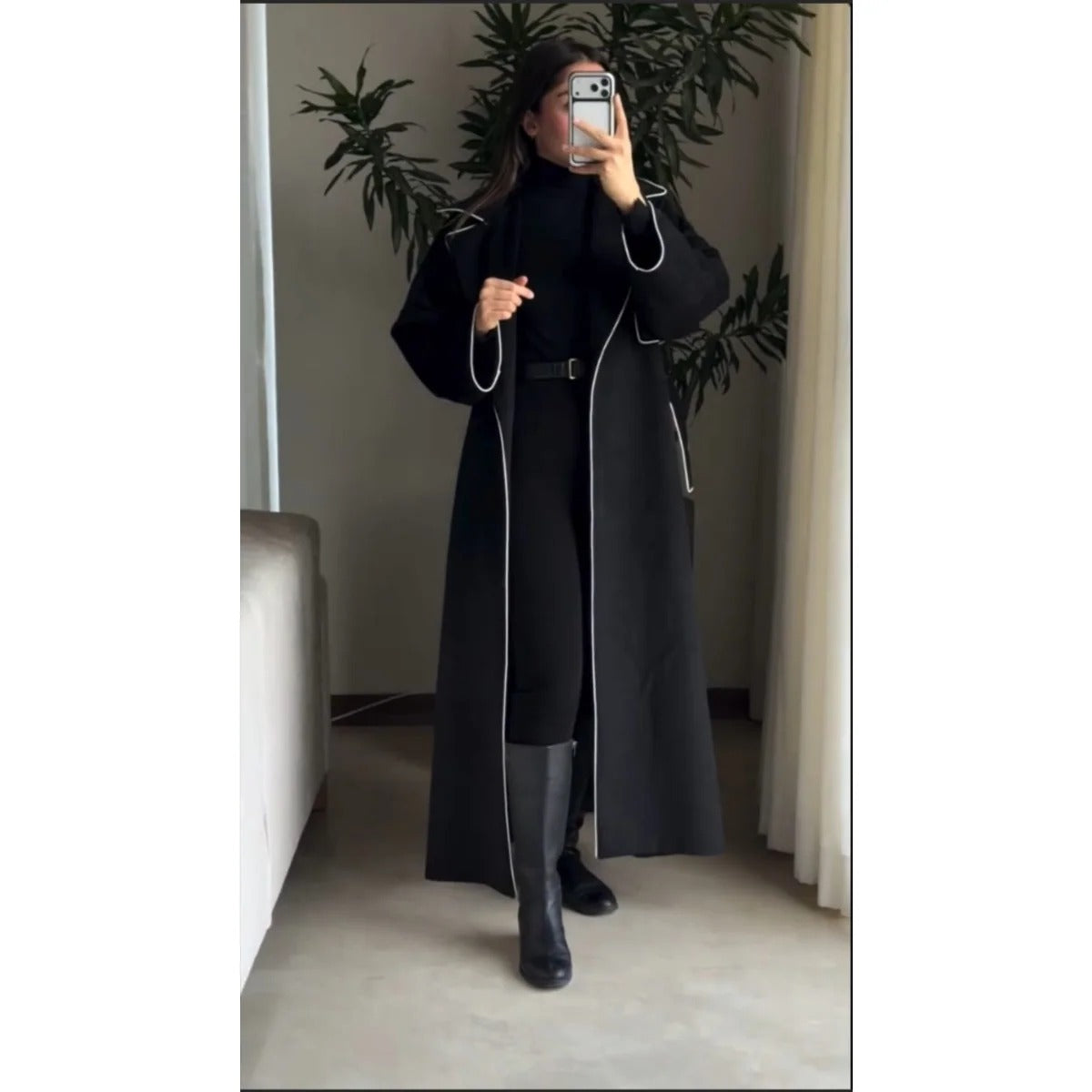 CH 6154 |Chakoor| Lady Boss Long Coat