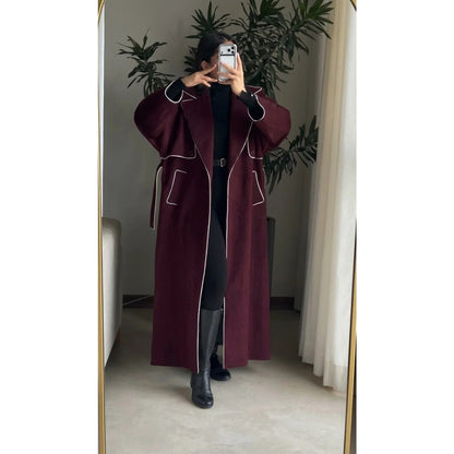 CH 6154 |Chakoor| Lady Boss Long Coat