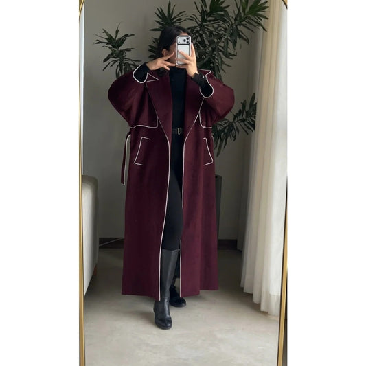 CH 6154 |Chakoor| Lady Boss Long Coat