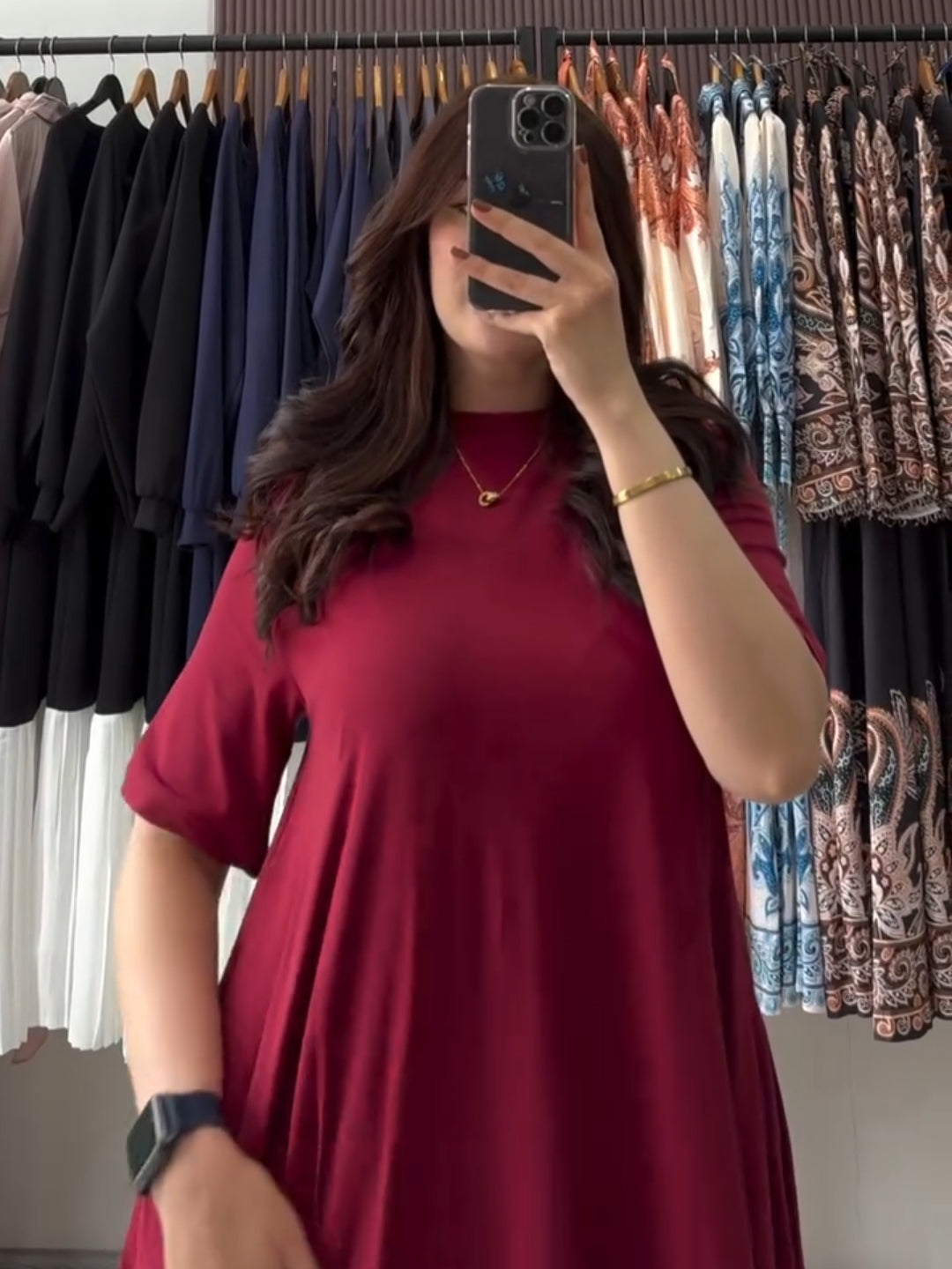 Ch # 560 Chakoor Long Loose Iraqi Summer Top