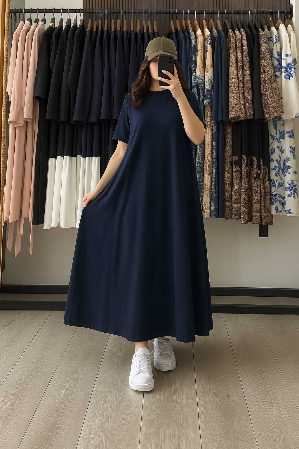 Ch # 560 Chakoor Long Loose Iraqi Summer Top