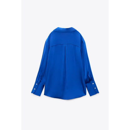 Chakoor Silk Effect Front Button Formal Shirt CHK # P51